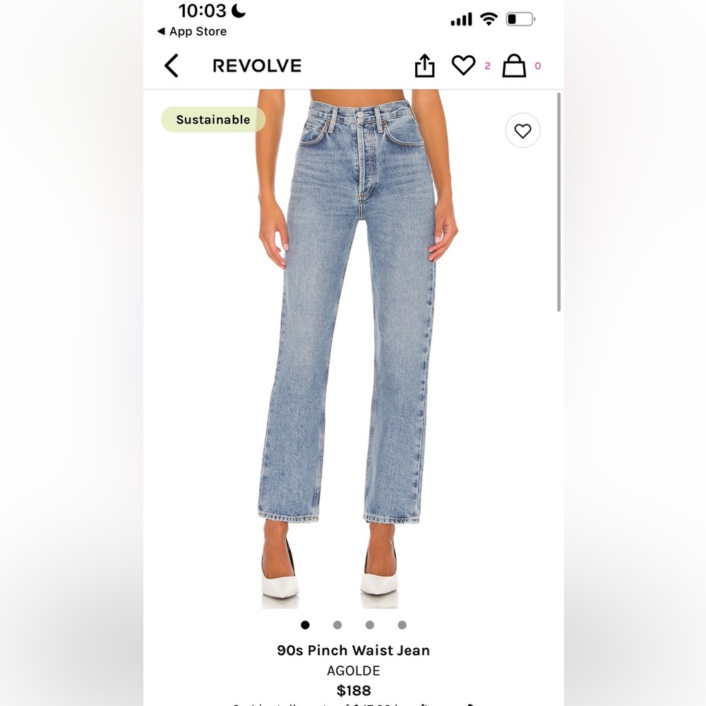 AGOLDE 90s Pinch Waist Jean
